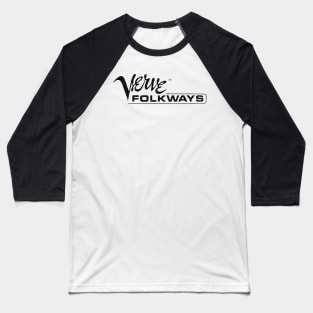 White Verve Records 1956 Folkways Baseball T-Shirt